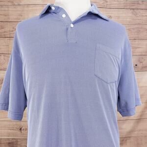 DANIEL Cremieux Polo Shirt Mens‎ 2XL Blue Club 38 Performance Golf